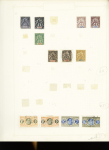1891-1912, Début de collection ancienne des colonies,