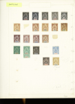 1891-1912, Début de collection ancienne des colonies,