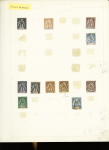 1891-1912, Début de collection ancienne des colonies,