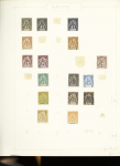 1891-1912, Début de collection ancienne des colonies,