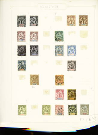 1891-1912, Début de collection ancienne des colonies,