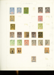 1891-1912, Début de collection ancienne des colonies,