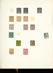 1891-1912, Début de collection ancienne des colonies,