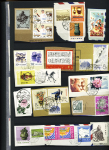 1960-1980ca. Used selection in two stockbooks plus
