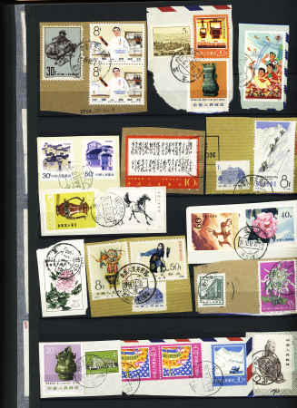 1960-1980ca. Used selection in two stockbooks plus