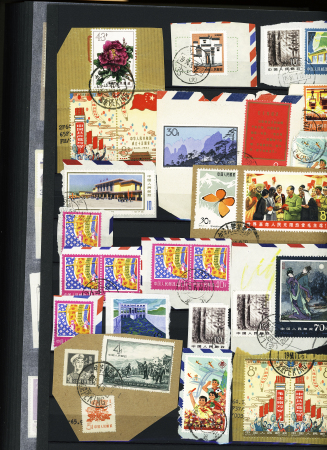 1960-1980ca. Used selection in two stockbooks plus