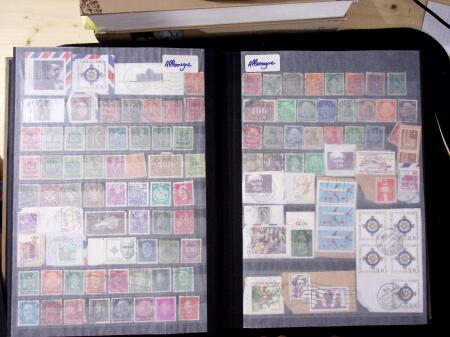 1960-1980ca. Used selection in two stockbooks plus