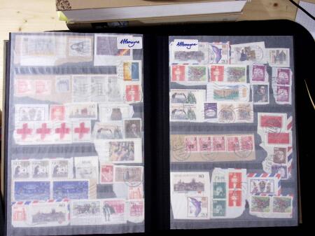 1960-1980ca. Used selection in two stockbooks plus