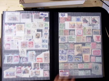 1960-1980ca. Used selection in two stockbooks plus