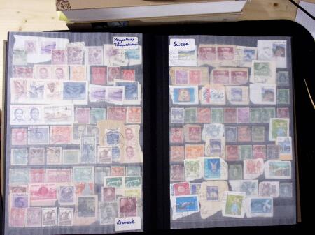 1960-1980ca. Used selection in two stockbooks plus