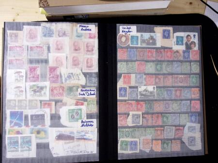 1960-1980ca. Used selection in two stockbooks plus