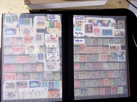 1960-1980ca. Used selection in two stockbooks plus