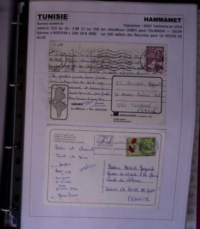 1910-1960, Collection de lettres et CPA sur le MAROC