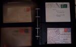 1902-1957 134 lettres au tarifs étrangers avec des