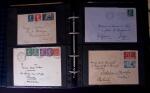 1902-1957 134 lettres au tarifs étrangers avec des