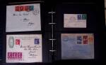 1902-1957 134 lettres au tarifs étrangers avec des