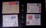 1902-1957 134 lettres au tarifs étrangers avec des