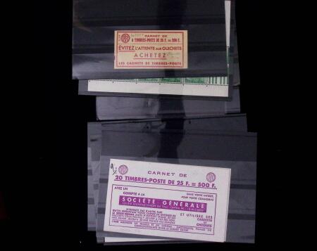 1880-2005 lot de timbres intéressants comme 10 carnets