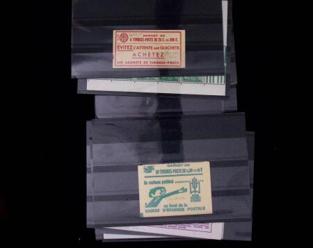 1880-2005 lot de timbres intéressants comme 10 carnets