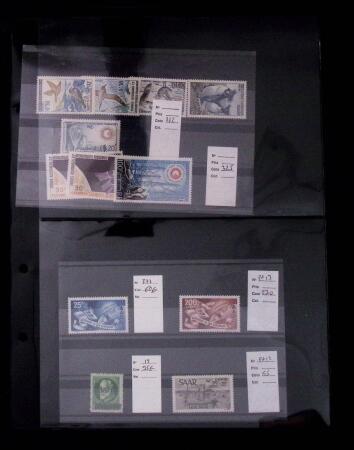 1880-2005 lot de timbres intéressants comme 10 carnets