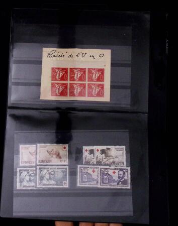 1880-2005 lot de timbres intéressants comme 10 carnets