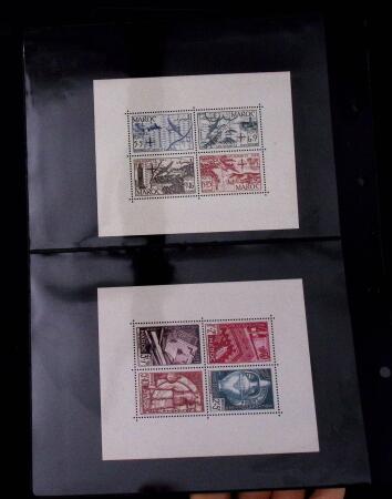 1880-2005 lot de timbres intéressants comme 10 carnets