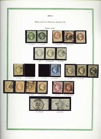 1849-2005 Collection de timbres oblitérés avec beaucoup