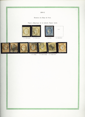 1849-2005 Collection de timbres oblitérés avec beaucoup