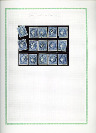 1849-2005 Collection de timbres oblitérés avec beaucoup