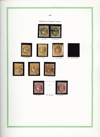 1849-2005 Collection de timbres oblitérés avec beaucoup