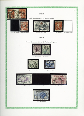 1849-2005 Collection de timbres oblitérés avec beaucoup