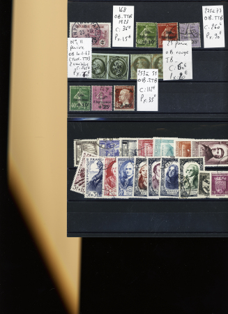 1849-2005 Collection de timbres oblitérés avec beaucoup