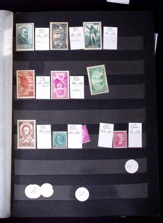 1855-1985, Collection neuve et oblitérés à réarranger,