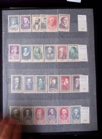 1855-1985, Collection neuve et oblitérés à réarranger,