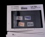 1900-1962, Sélection de timbres neufs, sur cartes