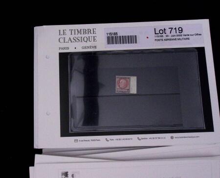 1900-1962, Sélection de timbres neufs, sur cartes