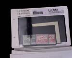 1900-1962, Sélection de timbres neufs, sur cartes
