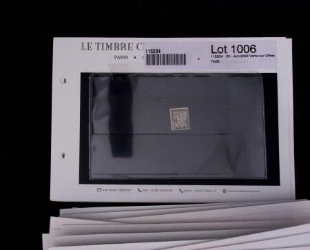 1900-1962, Sélection de timbres neufs, sur cartes