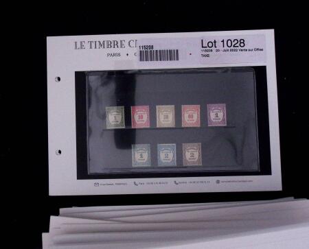 1900-1962, Sélection de timbres neufs, sur cartes