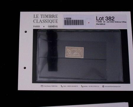 1900-1962, Sélection de timbres neufs, sur cartes