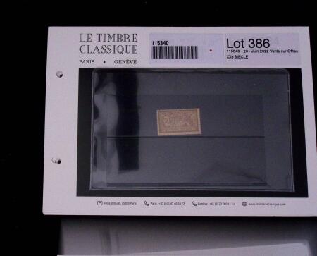 1900-1962, Sélection de timbres neufs, sur cartes