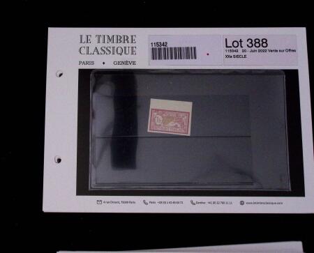 1900-1962, Sélection de timbres neufs, sur cartes
