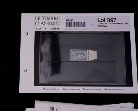1900-1962, Sélection de timbres neufs, sur cartes