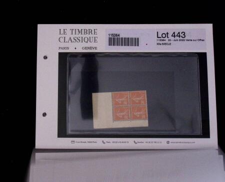 1900-1962, Sélection de timbres neufs, sur cartes