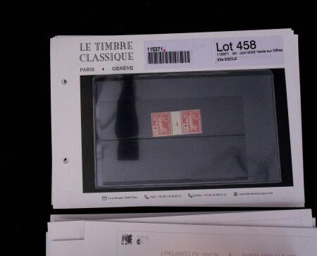 1900-1962, Sélection de timbres neufs, sur cartes