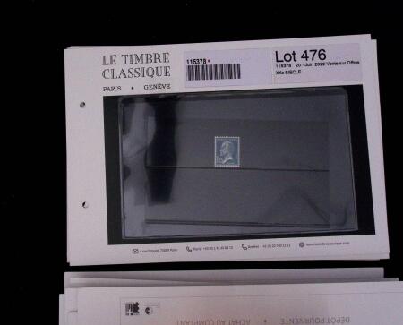1900-1962, Sélection de timbres neufs, sur cartes