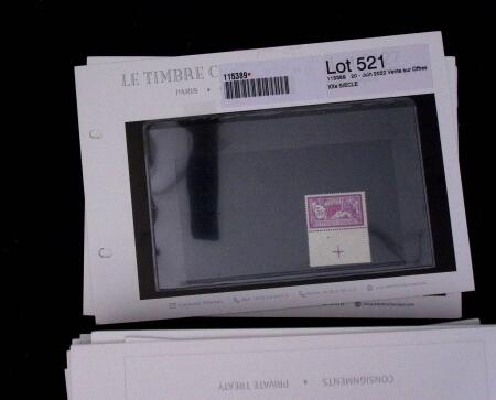1900-1962, Sélection de timbres neufs, sur cartes