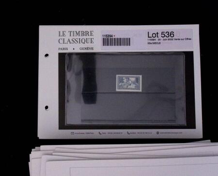 1900-1962, Sélection de timbres neufs, sur cartes