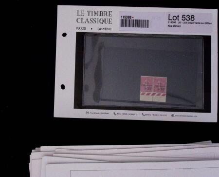 1900-1962, Sélection de timbres neufs, sur cartes