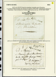 DEPARTEMENT CONQUIS 1797-1814, Collection de 20 lettres